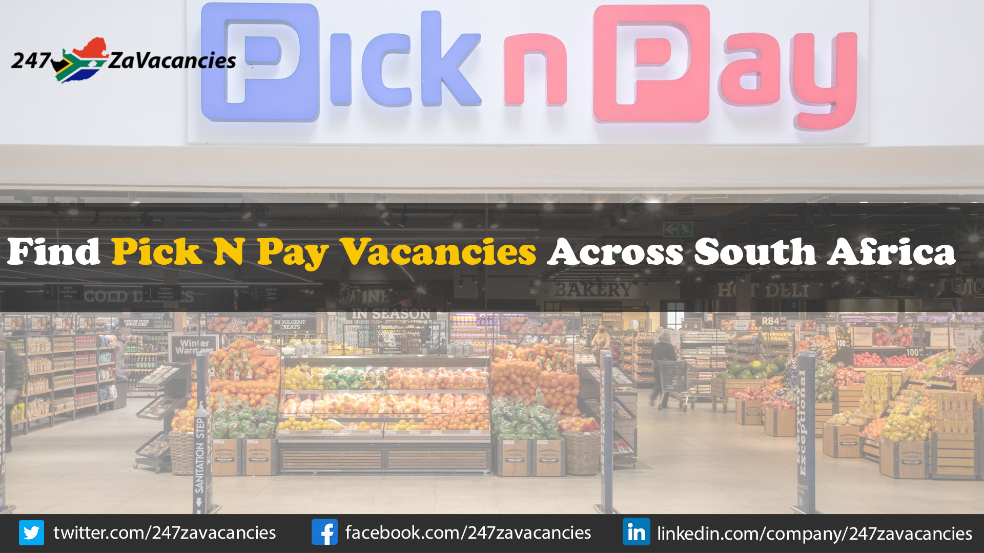 Pick n Pay Vacancies